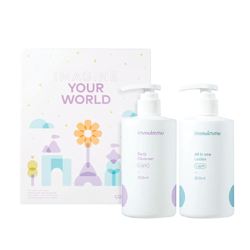 Immu Immu Light Lotion + Light Cleanser Set